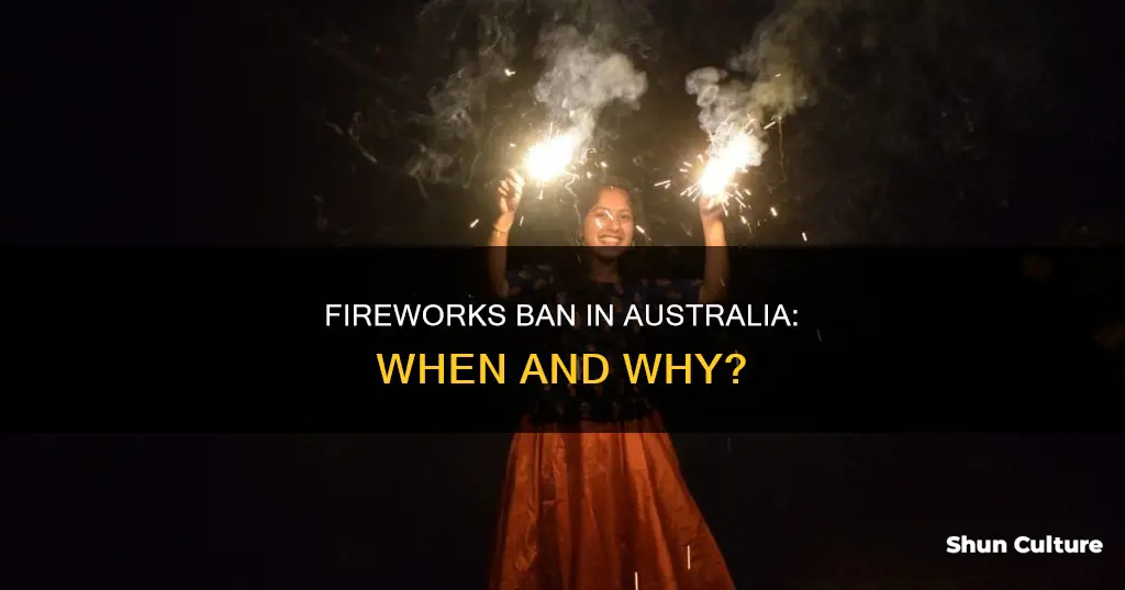 when were fireworks banned in australia