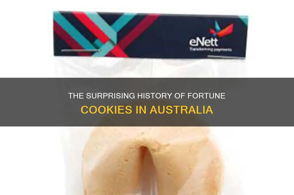 when were fortune cookies first introduced in australia
