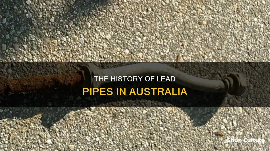 when were lead pipes banned in australia