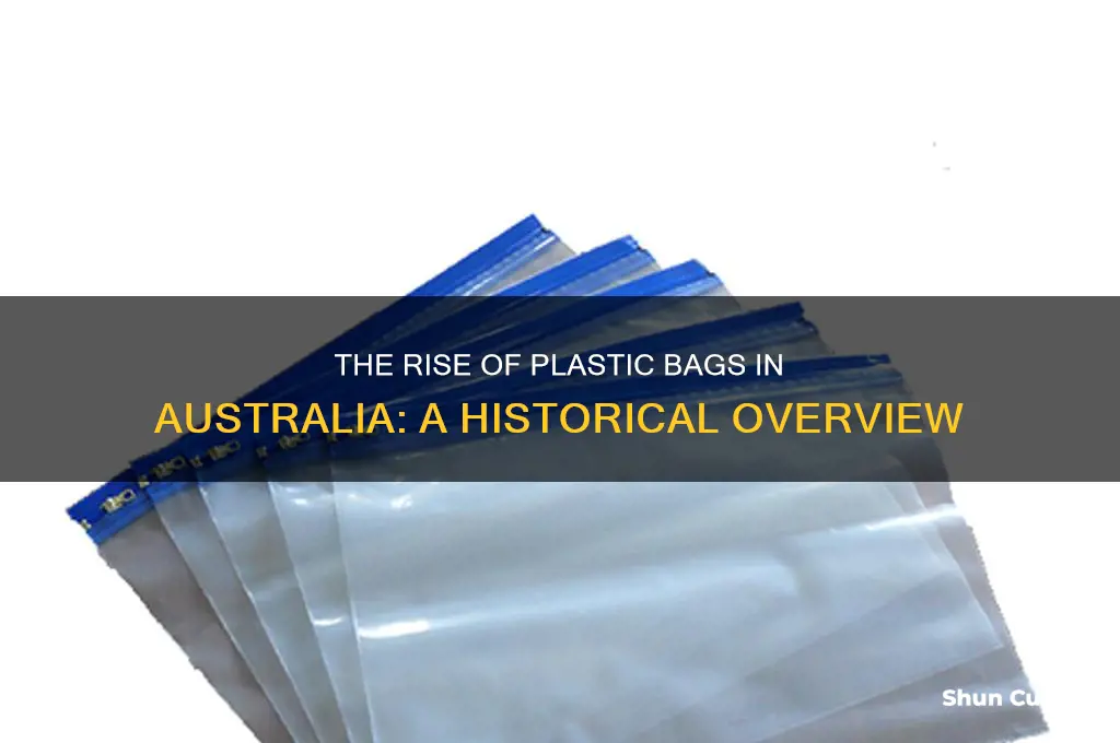 when were plastic bags first used in australia