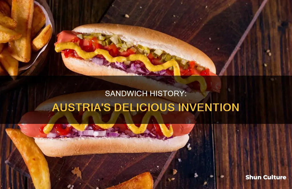 when were sandwiches invented in austria