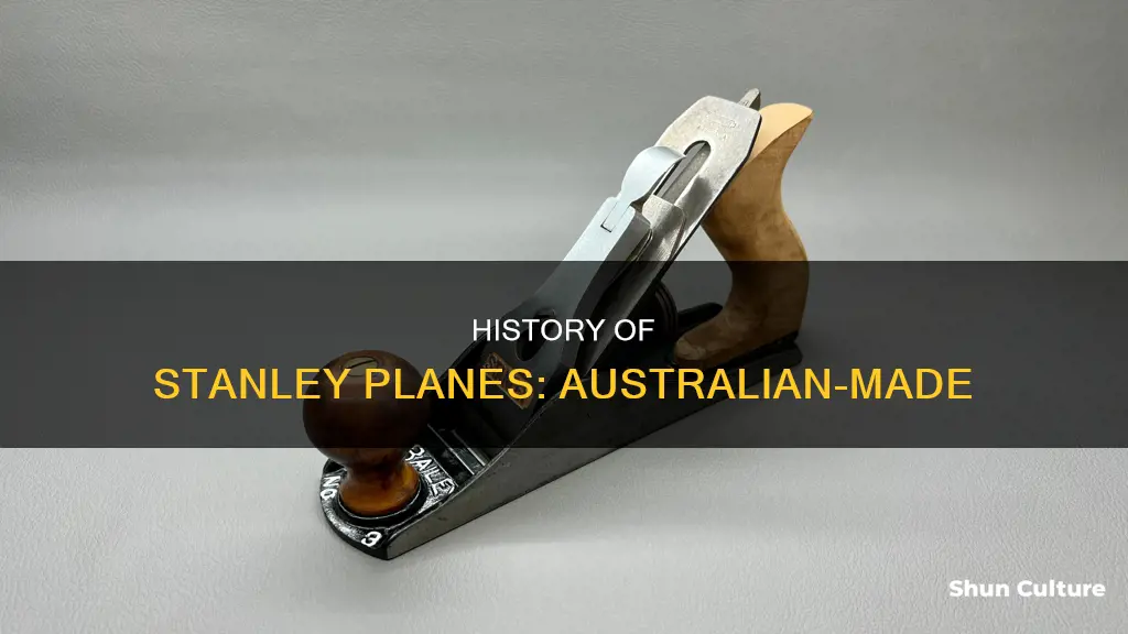 when were stanley planes made in australia