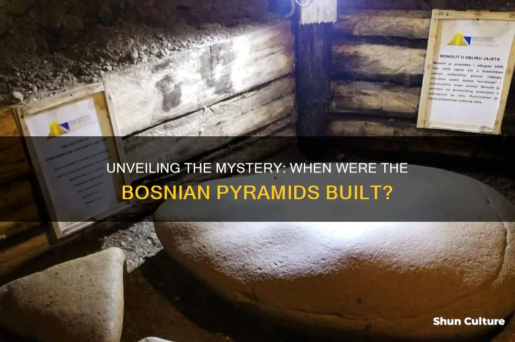 when were the bosnian pyramids built