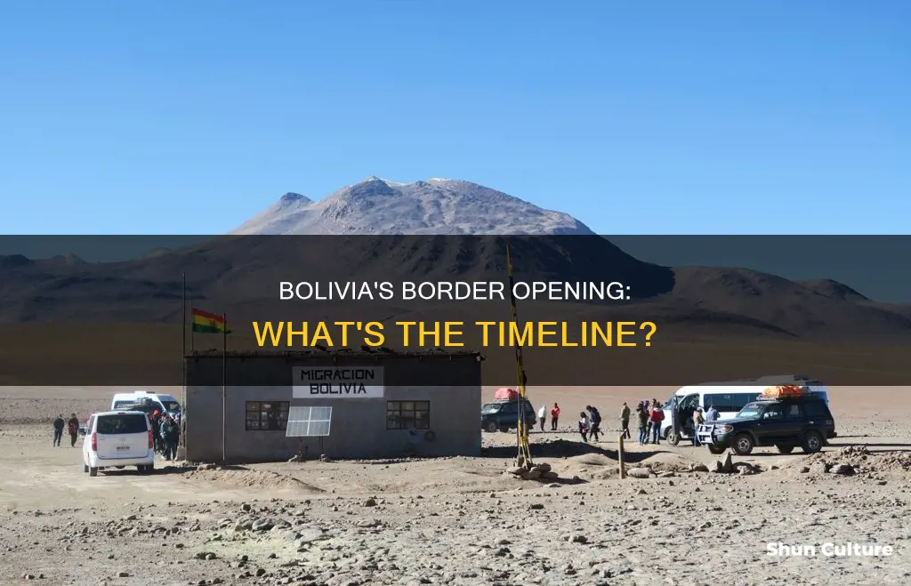 when will bolivia open its borders