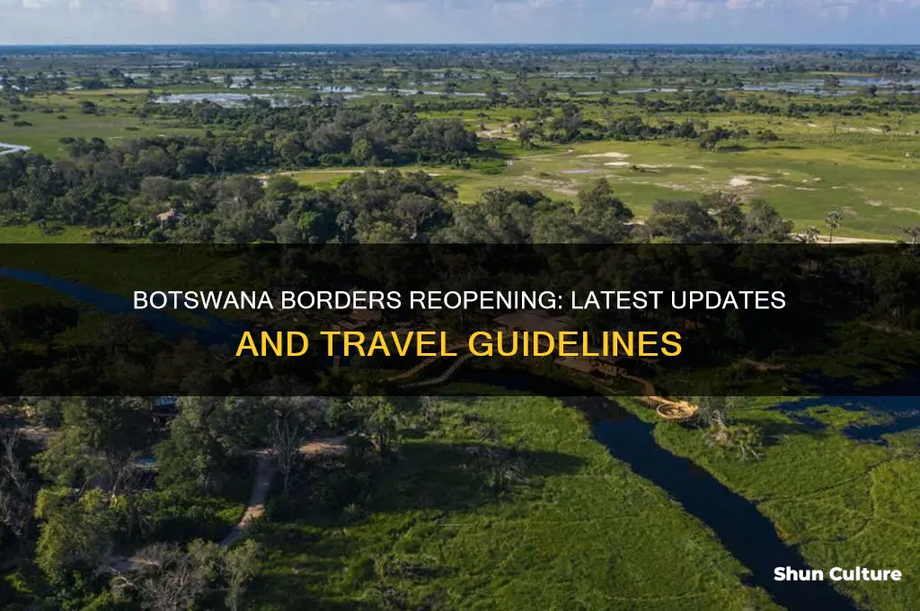 when will botswana borders reopen
