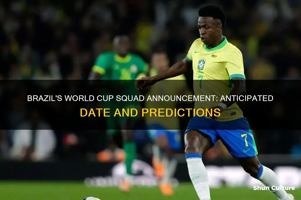 when will brazil announce world cup squad