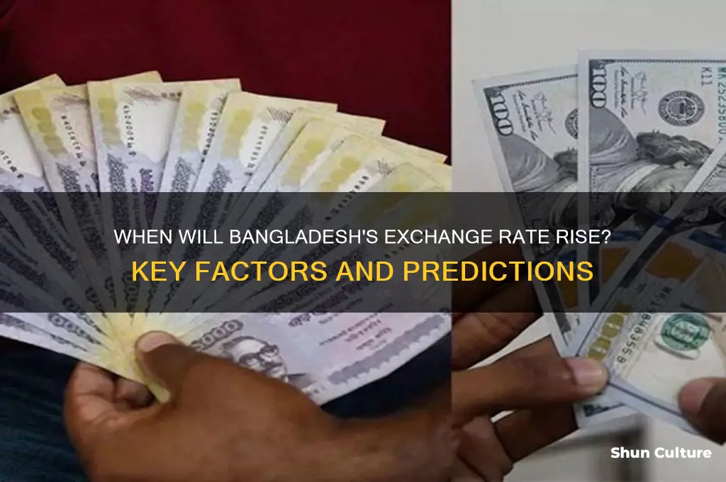 when will exchange rate go up for bangladesh