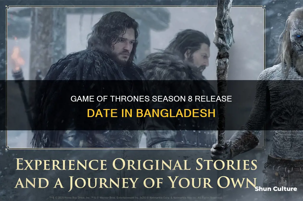 when will got season 8 air in bangladesh