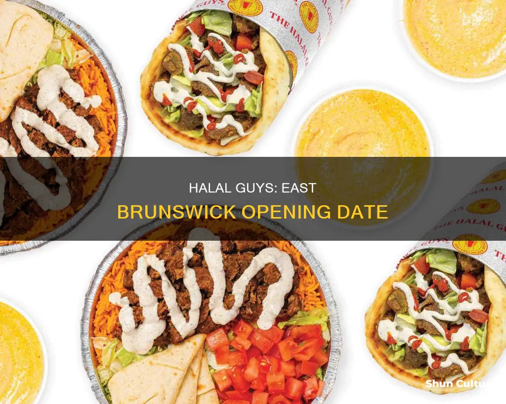 when will halal guys open in east brunswick