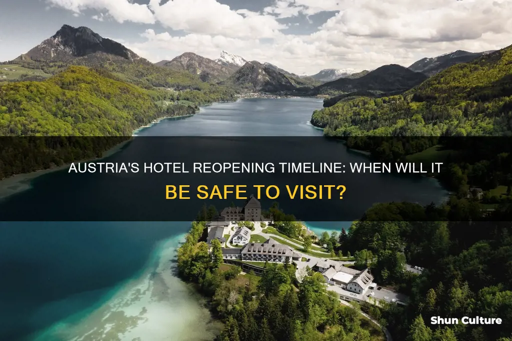 when will hotels reopen in austria