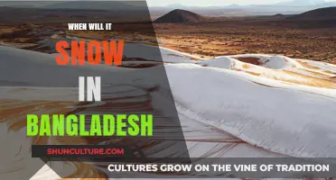 When Will Bangladesh See Snow? Exploring the Possibility of a Winter Wonderland