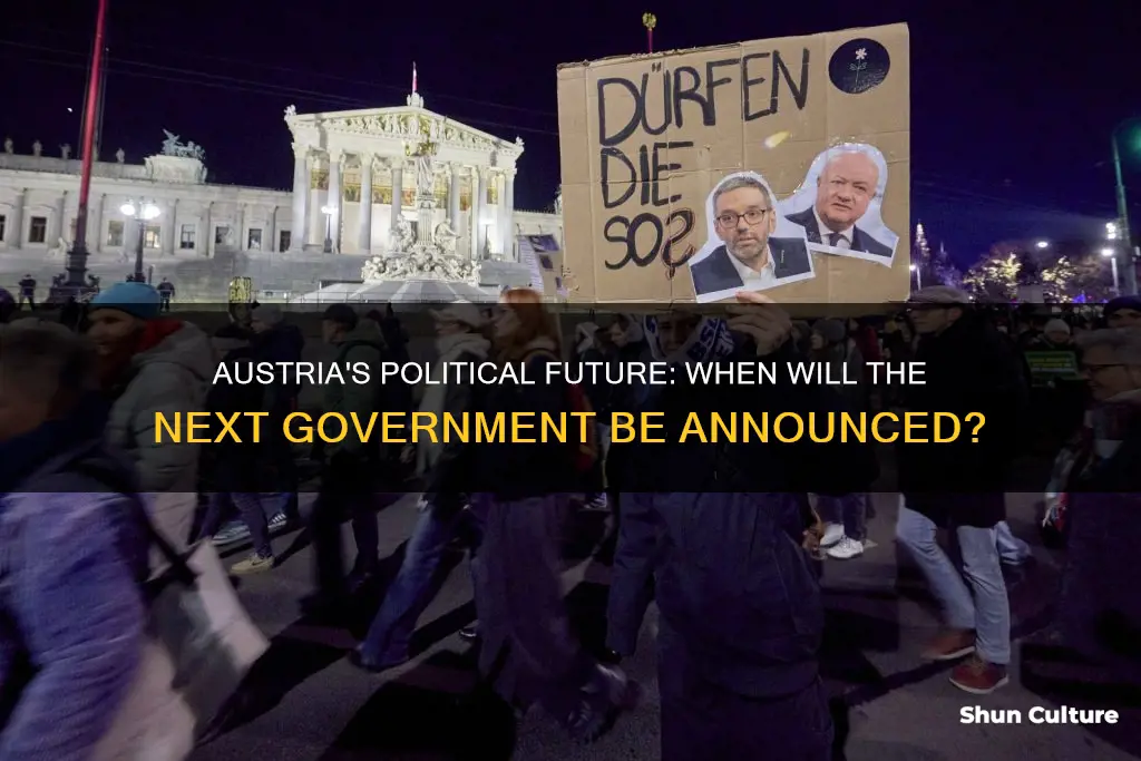 when will the austrian government be formed