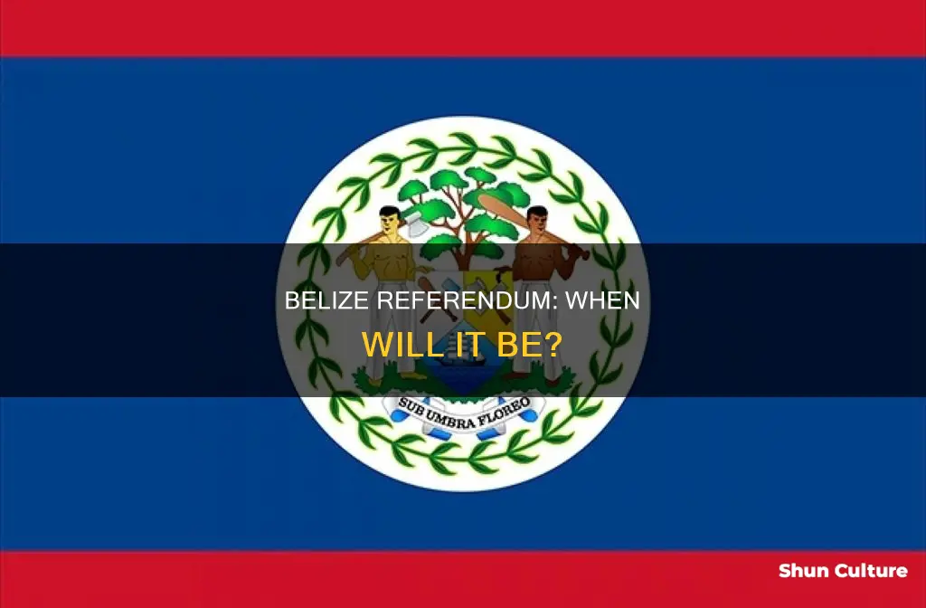 when will the referendum be held in belize