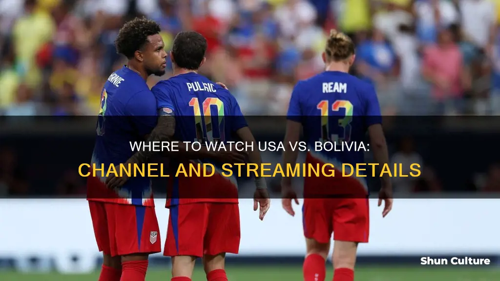 when will the us play bolivia what channel