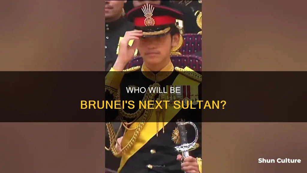 when willl brunei have a new sultan