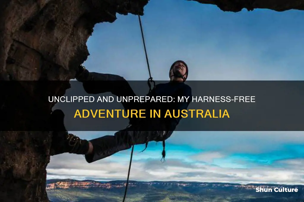 when you go to australia and forget your harness