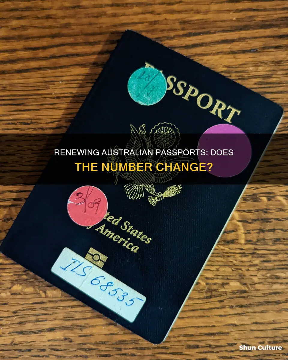 when you renew australian passport is it the same number