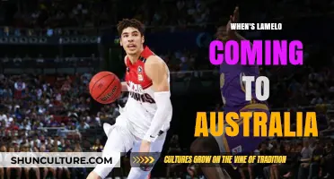 Lamelo's Australian Visit: When and Where?