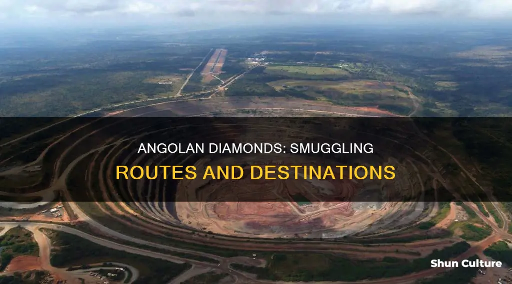 where are angolan diamonds smuggled into