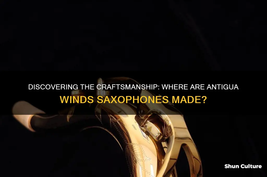 where are antigua winds saxophones made