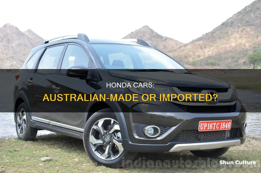 where are australian honda cars made