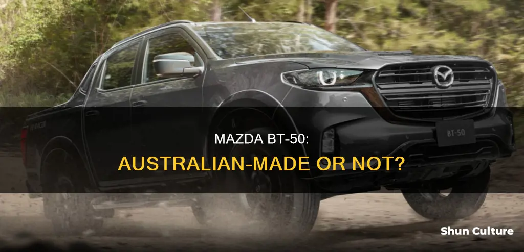 where are australian mazda bt 50 made