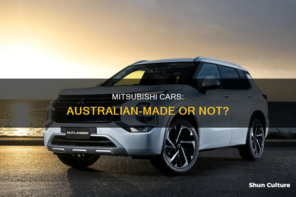 where are australian mitsubishi cars made