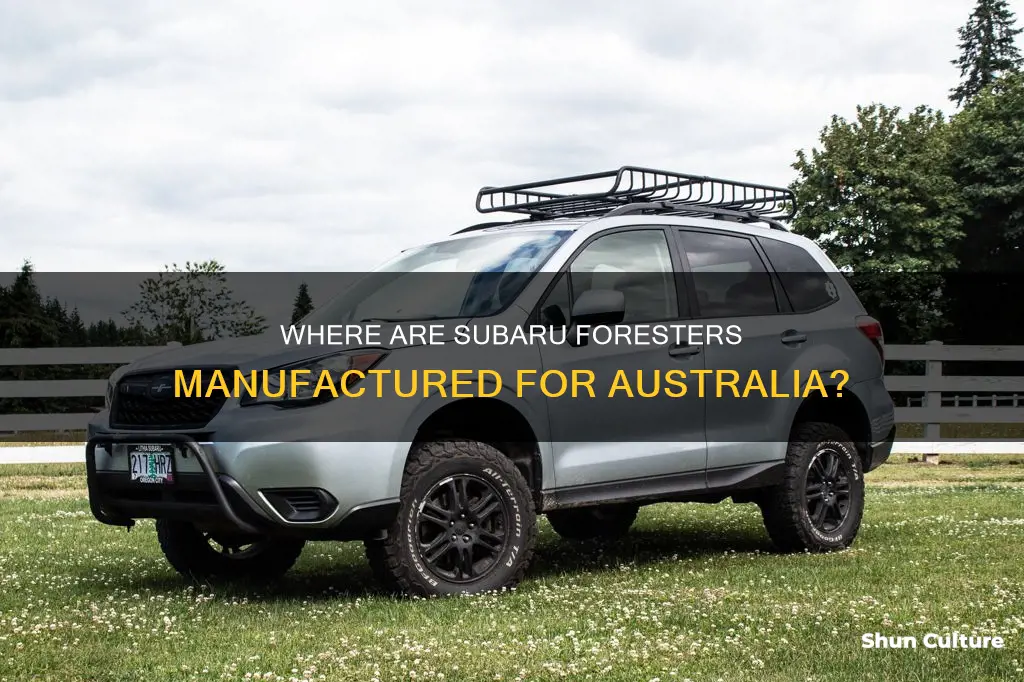 where are australian subaru foresters made