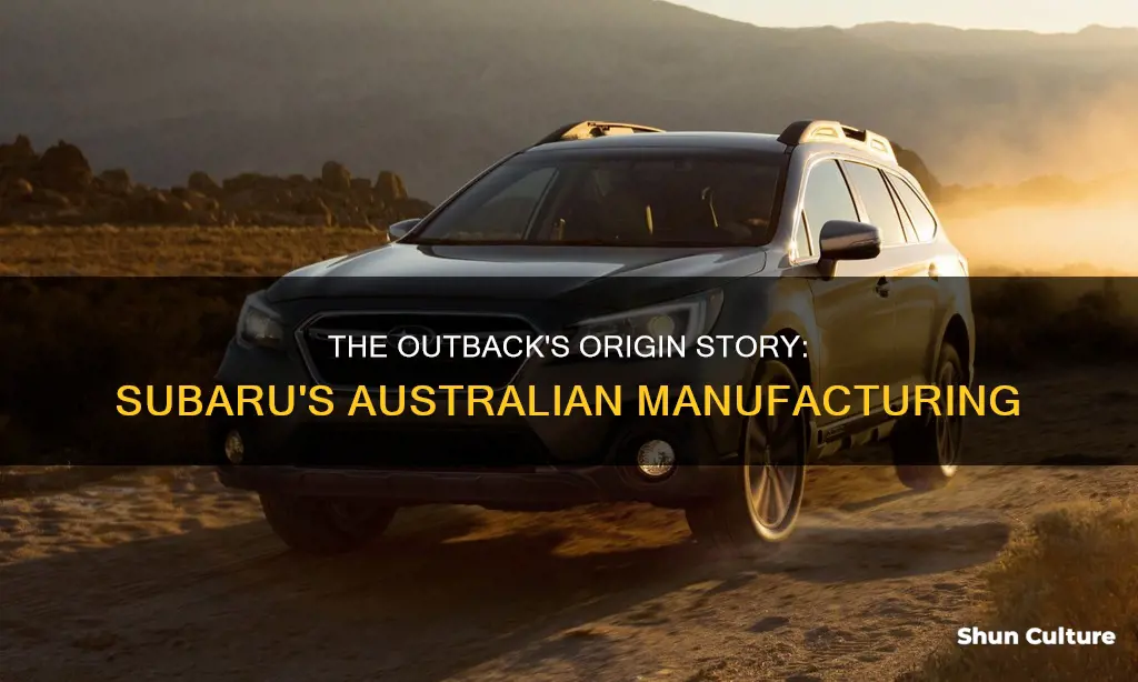 where are australian subaru outbacks made