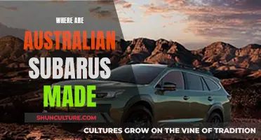 Subaru's Australian Roots: Where Are They Manufactured?