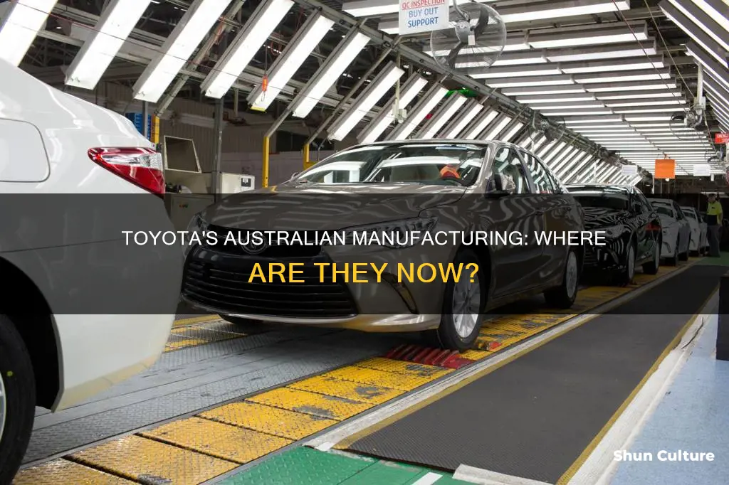 where are australian toyotas made