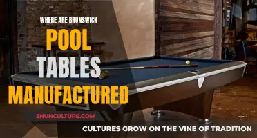 Brunswick Pool Tables: Where Are They Made?