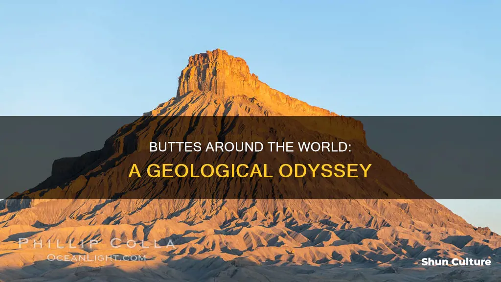 where are buttes found other than us and australia
