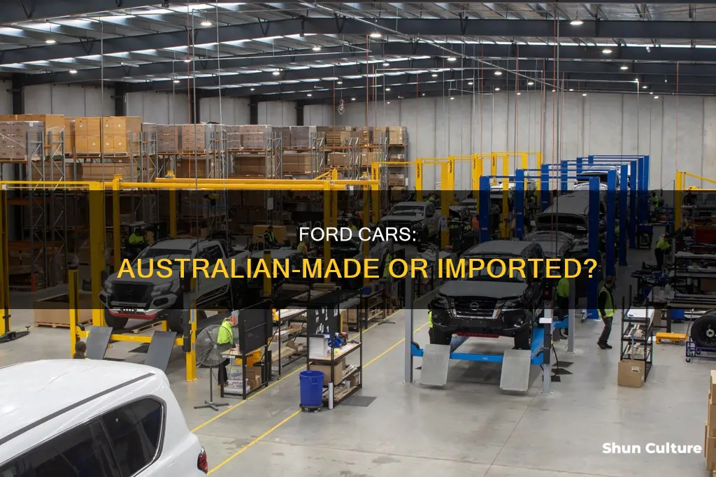 where are ford cars made in australia