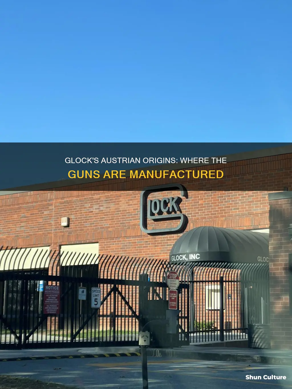 where are glocks made in austria