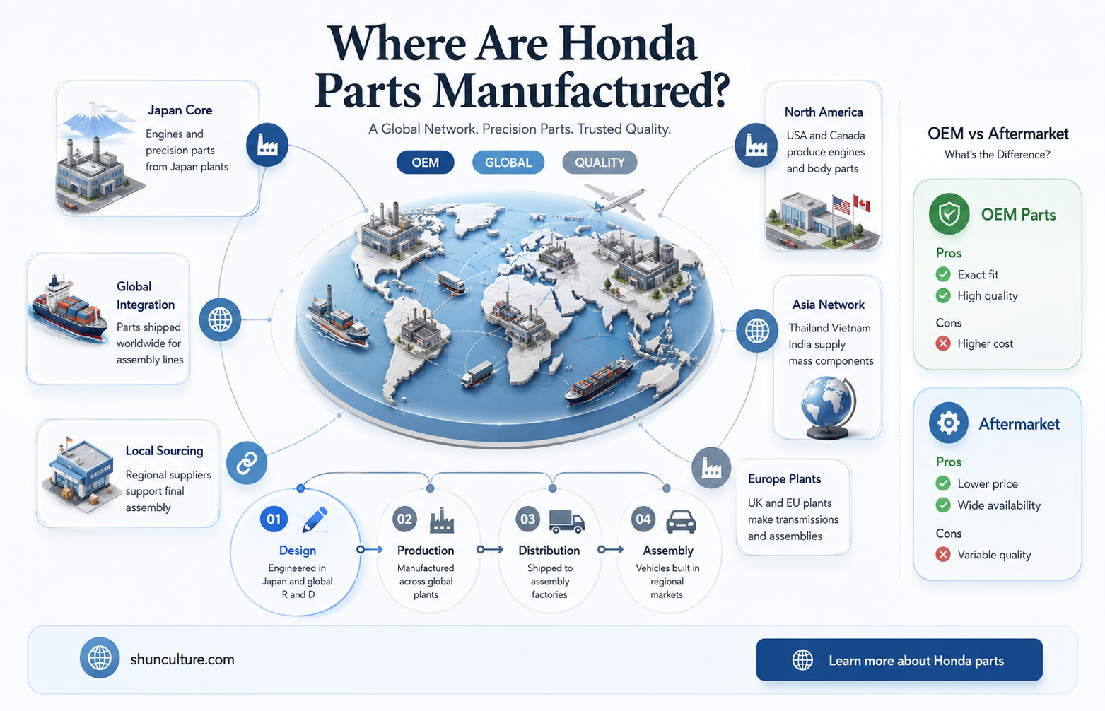 are honda parts made in australia