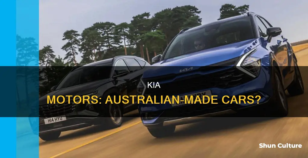 where are kia cars made for australia