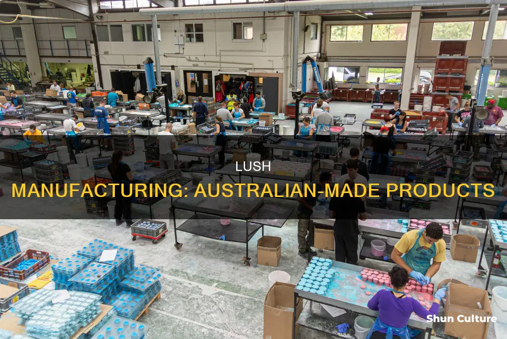 where are lush products made in australia