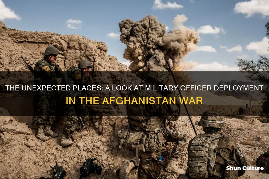 where are military officers stationed during afghanistan war