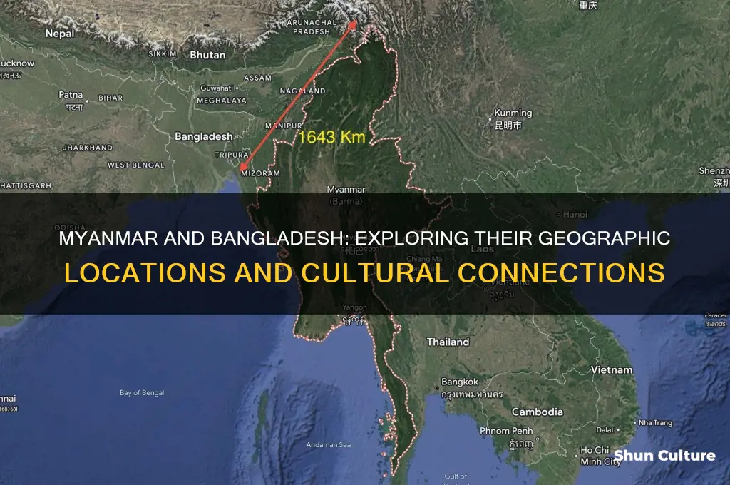 where are myanmar and bangladesh