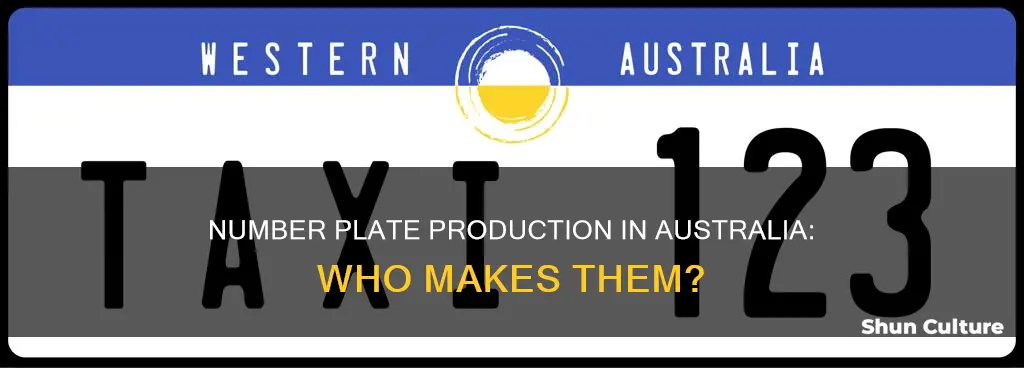 where are number plates made in australia