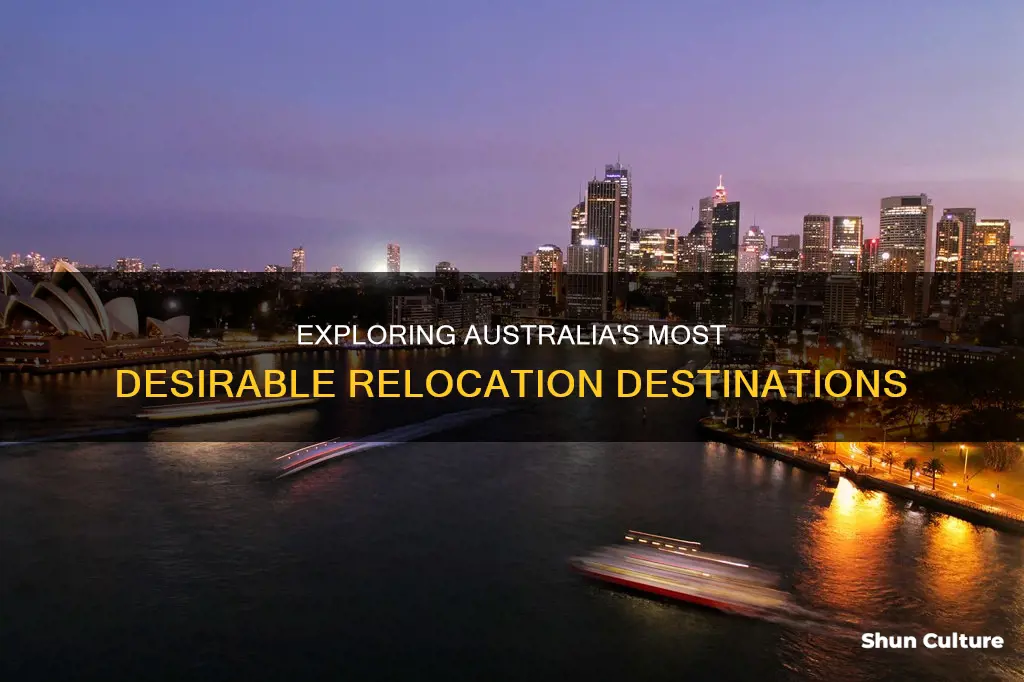 where are people moving to in australia