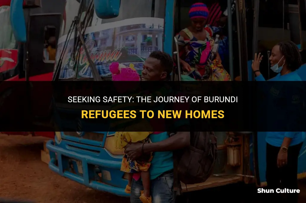 where are refugees from burundi going