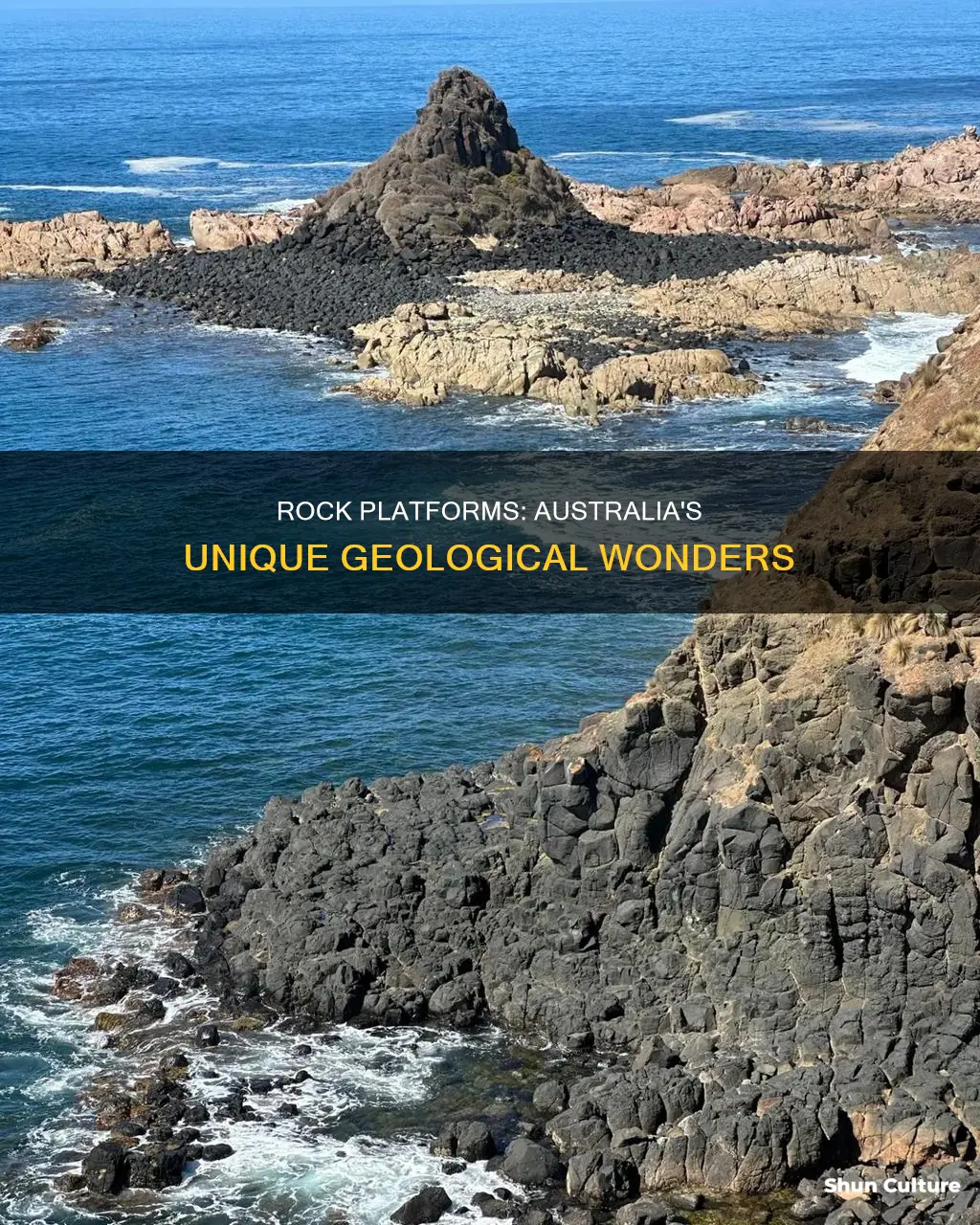where are rock platforms found in australia
