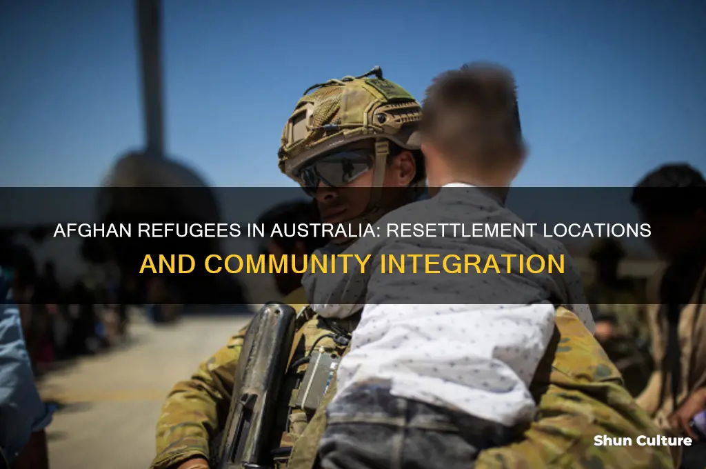 where are the afghan refugees going in australia