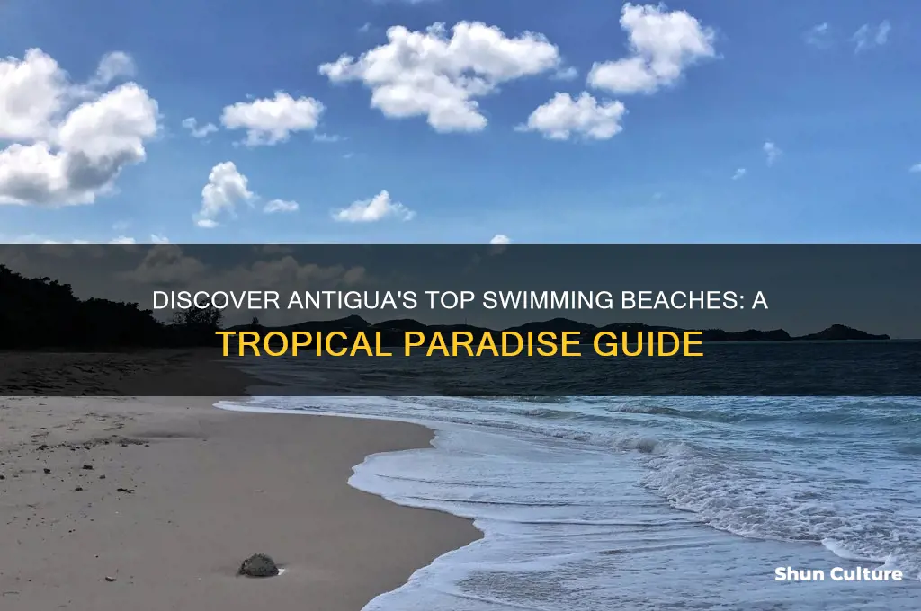 where are the best swimming beach in antigua