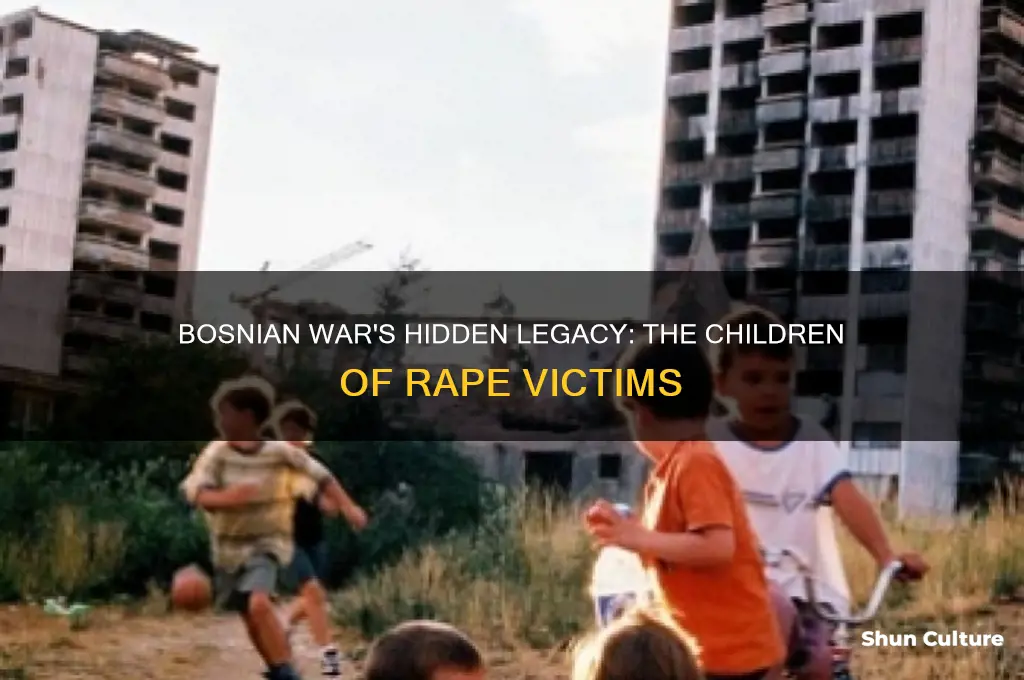 where are the children of the bosnian war rape victims