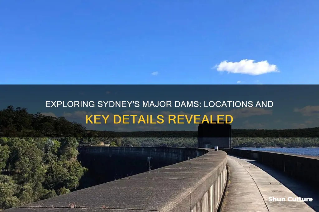 where are the major dams in sydney australia