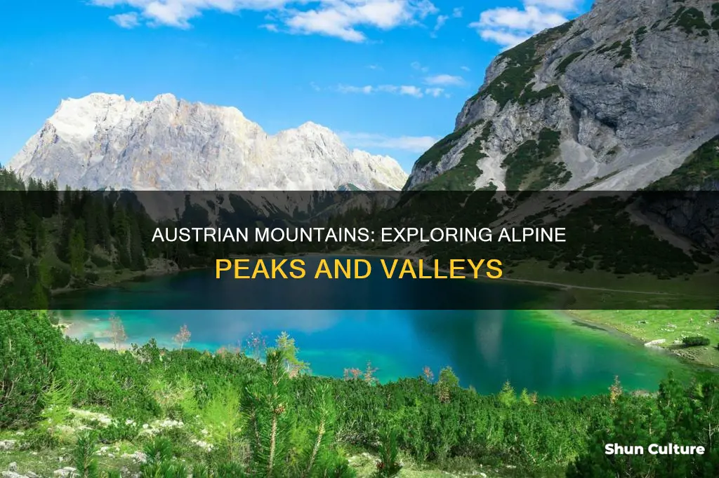 where are the mountains in austria
