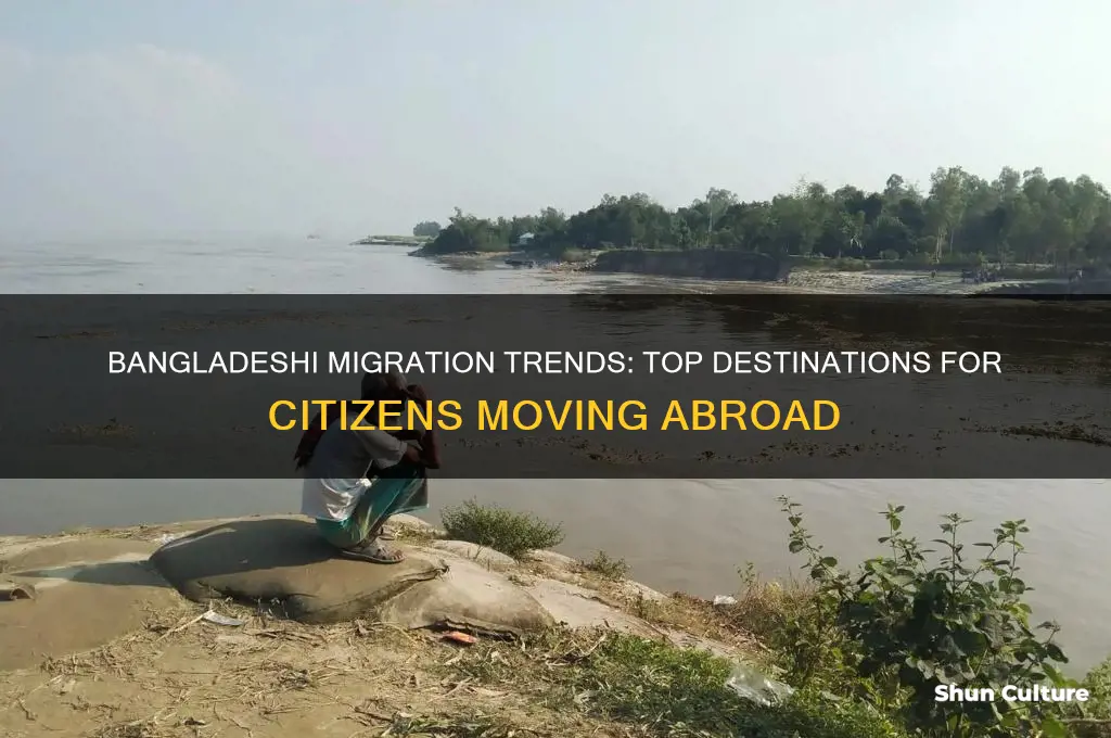 where are the people of bangladesh migrating to